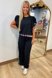 Sunburst Trim 2 Piece Set Black