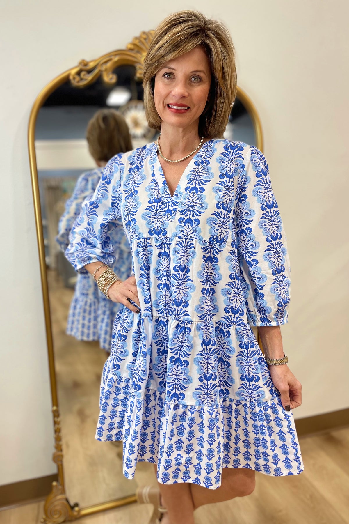 Mud Pie Pace Tunic Dress Blue