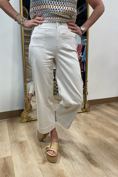 Renuar Woven Pant Oyster