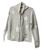 Charlie B Ottoman Stitch Star Sweater Grey