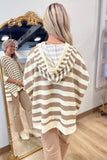 Stripe Time Top Mocha
