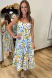 Sicily Dress Lemon Print