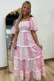 Rose' All Day Floral Patchwork Dress
