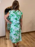 Mary Square Jenn Tropical Bouquet Dress