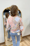 Charlie B Wide Sleeve Blouse Flowers