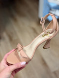 Emelie Dressy Bow Heel Nude