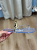 Dottie Sandal Clear w Gold