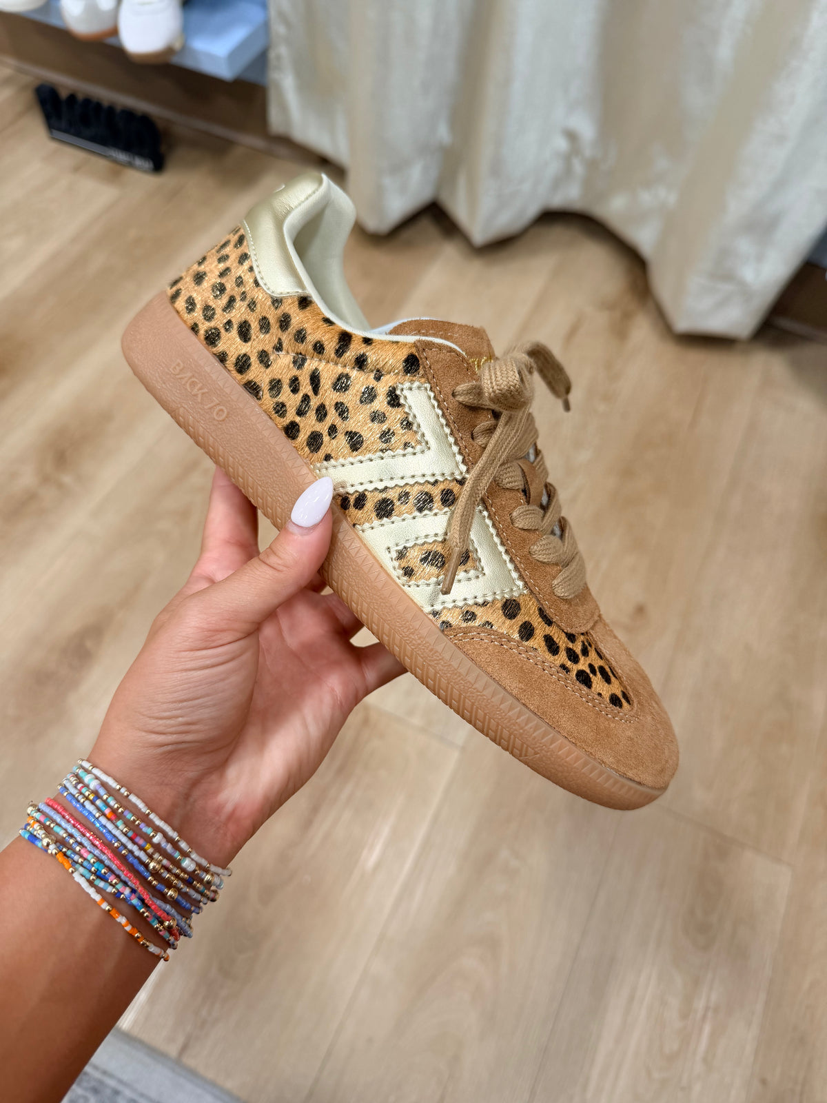 Back 70 Cloud W26 Sneaker Leopard Gold