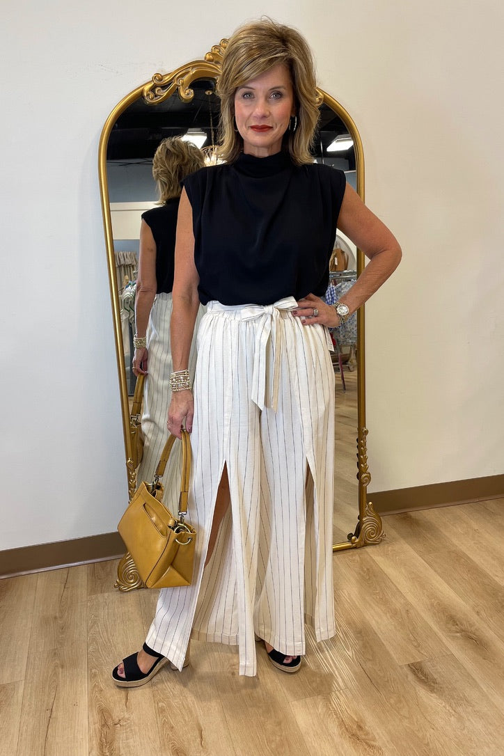 Cruise Ready Linen Pant Ivory