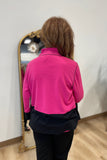 Multiples Button Front Jacket Fuchsia
