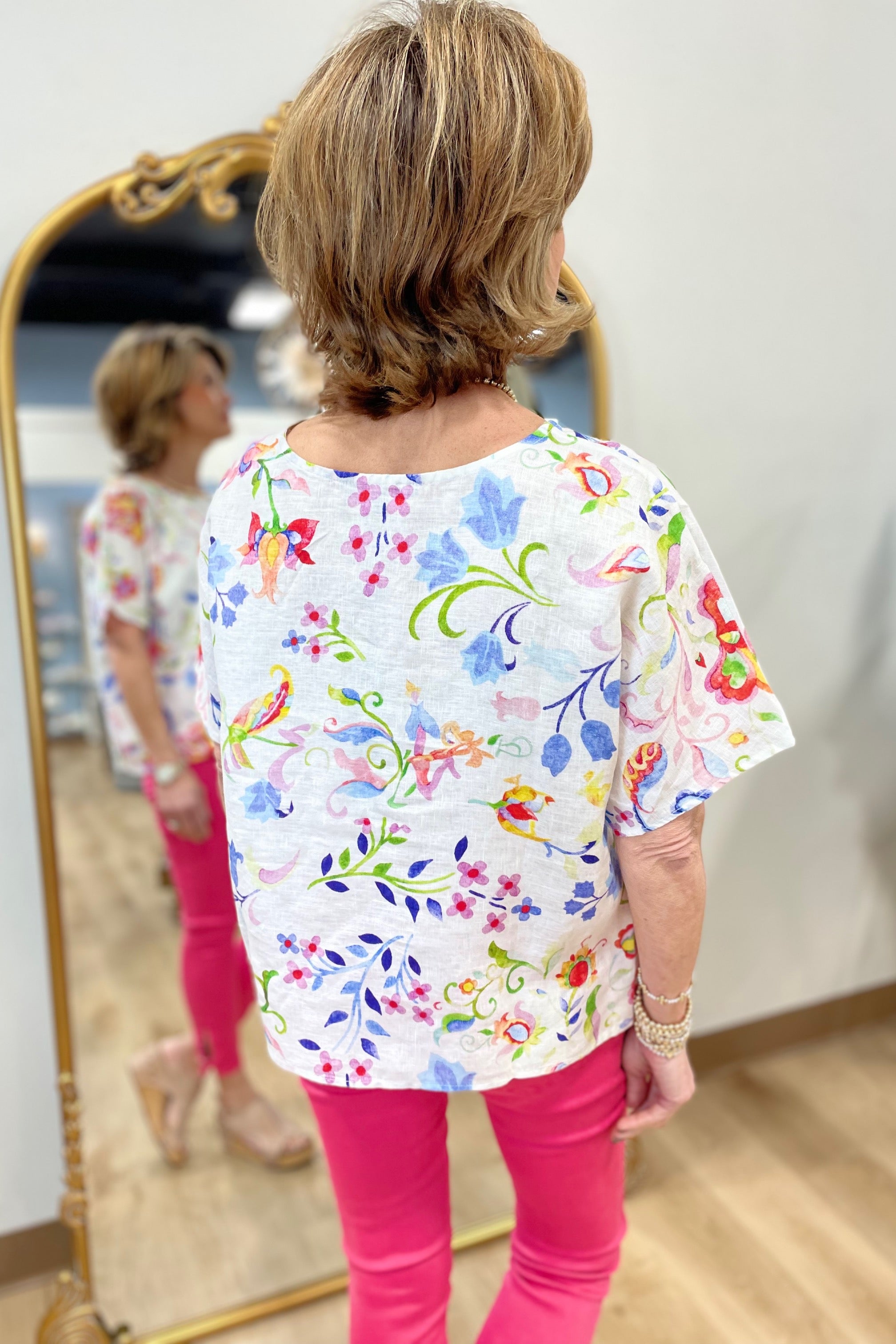 Charlie B Dolman Sleeve Top Utopia