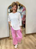 Multiples Bateau Neck Sweater White