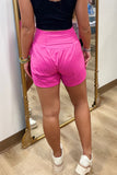 Halara Super High Waisted Yoga Shorts Longer Length Fuchsia