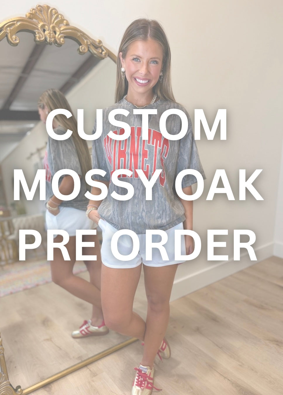 CUSTOM MOSSY OAK TEE Pre Order (various fonts)