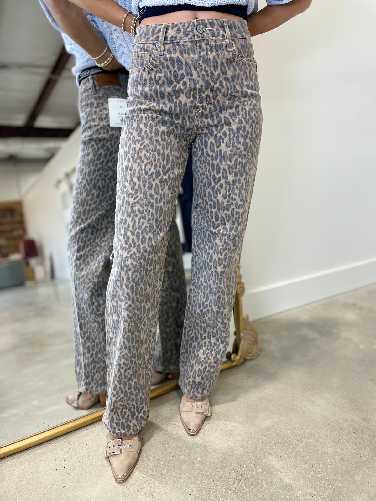 Hidden Ella Wide Straight Cheetah