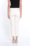 Multiples Fringe Hem Ankle Pant Winter White