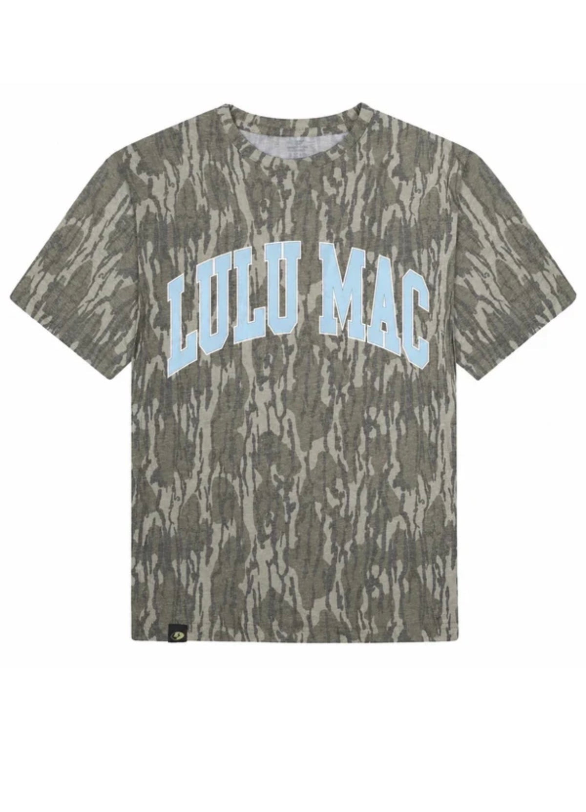Lulu Mac Mossy Oak Bottomland Tee Light Blue