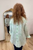 Multiples Button Front Shirt Green
