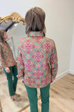 Foxcroft Tammy LS Blouse Medal Pop