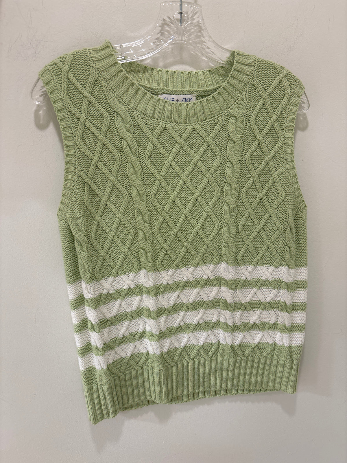Clover Lane Stripe Sweater Tank