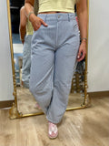 Barrel Pin Stripe Pants