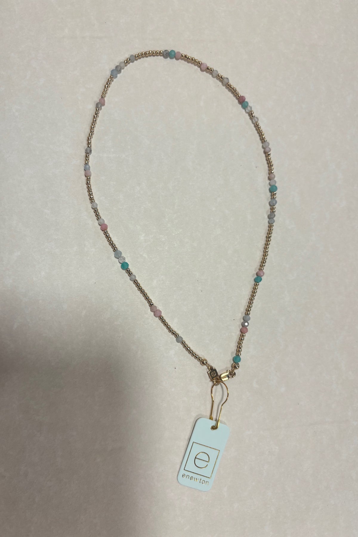 E Newton 15" Choker Hope Unwritten Gemstone Hot Mess SS25