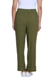 Multiples Drawstring Waist Pants Olive
