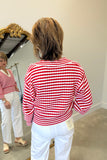 APNY Stripe Sweater Red/White