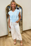 Ultra Girly Sweater Vest Blue