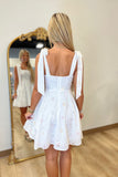 Dainty Daisy Dress White