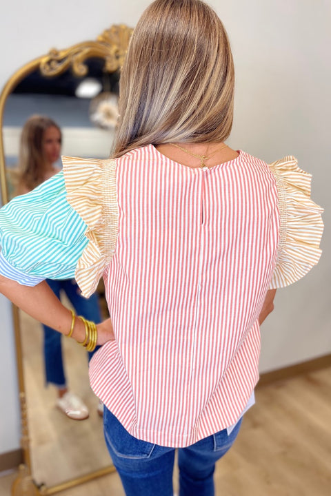 Confetti Stripe Top