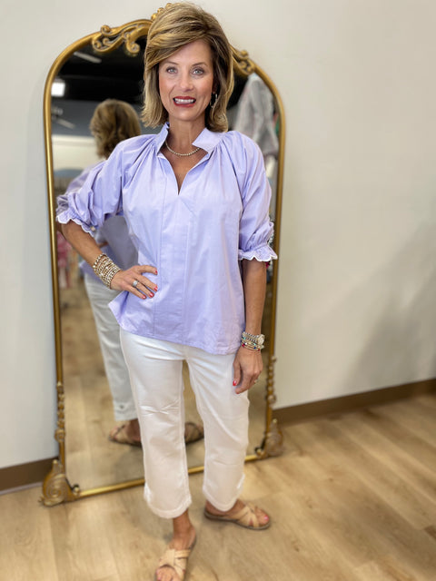 Spring Style Blouse Periwinkle