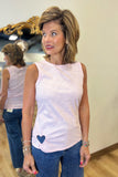 Charlie B Top w Heart Petal