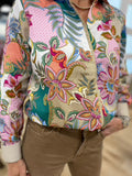 Foxcroft Charlie No Iron Jacobean Floral Shirt