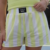 Lulu Mac Stripe Darby Boxer Yellow