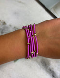 E Newton "e" essentials Bracelet/Ponytail Holder Fuchsia
