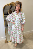 Mudpie Waylon Midi Dress Green