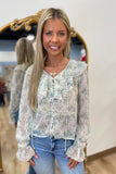 Romantic Weekend Sheer Blouse