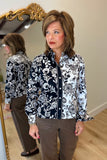 Foxcroft Jodie Mix Daisy LS Blouse