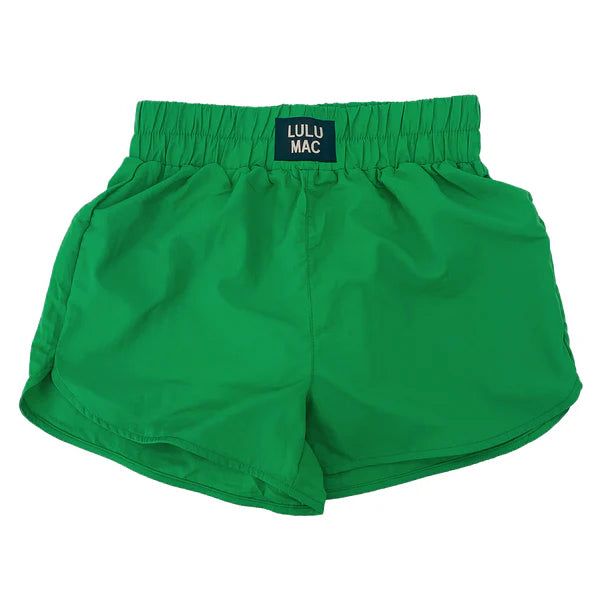 Lulu Mac Solid Shorts Green