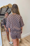 Cozy Core Dot Set Brown