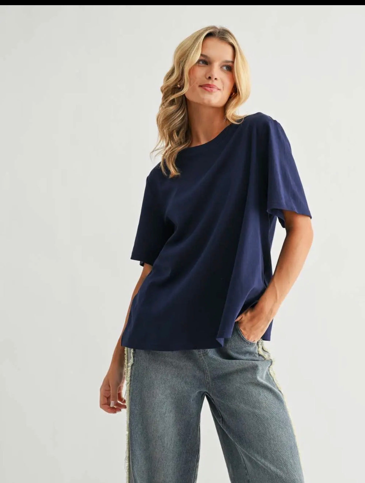 Joh Rackel Knit Tee Navy