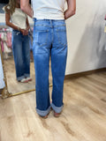 Kancan High Rise Wide Leg Jean