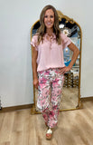 Tempo Paris Reversible Pants Floral