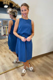 Dylan Sleeveless Tee Dress Blue