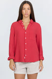 Dear John Gaia Gauze Blouse Salsa