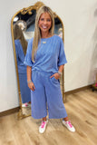 Off Duty Cutie 2 Piece Set Blue