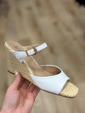 Corkys XOXO Wedge White