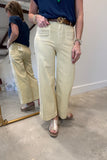 Charlie B Flare Leg Pant Butter