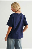 Joh Rackel Knit Tee Navy